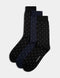 3pk Merino Wool Blend Design Socks